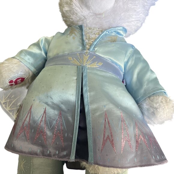 DISNEY BUILD A BEAR BAB Elsa Frozen Plush Bear **READ No Sound - Picture 4 of 10